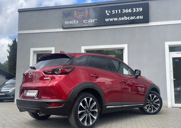 Mazda CX-3 cena 77500 przebieg: 144000, rok produkcji 2020 z Tarnów małe 596